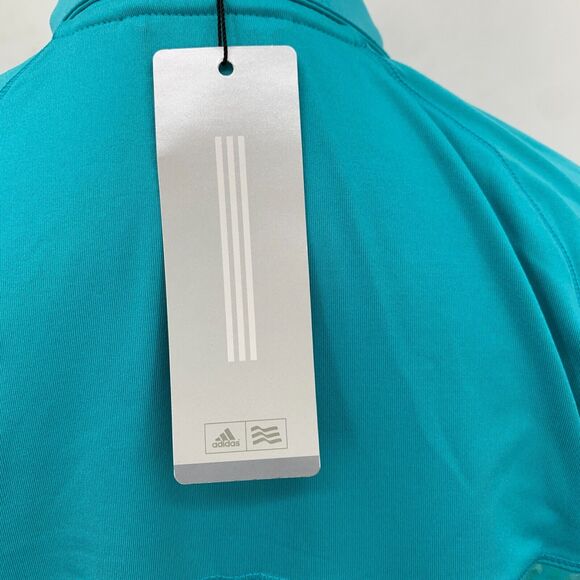 Adidas NBC Golf Jacket Womens S Stretch Blue Raglan Sleeve Rangewear Full Zip - Picture 8 of 15